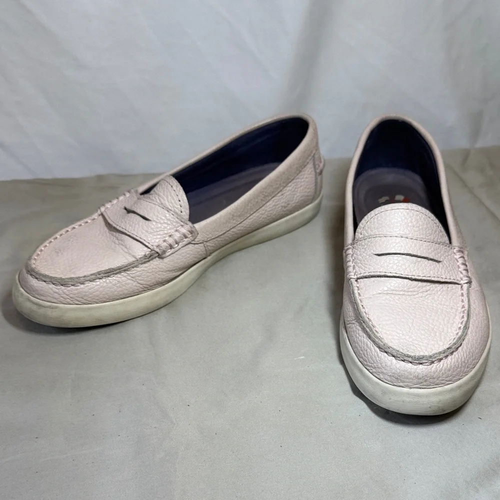 Cole Haan Light Pink Leather Sneakers